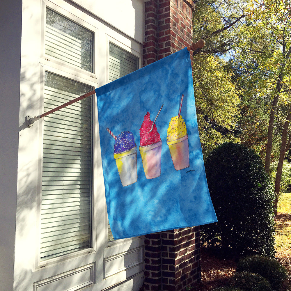 Snowballs and Snowcones  Flag Canvas House Size