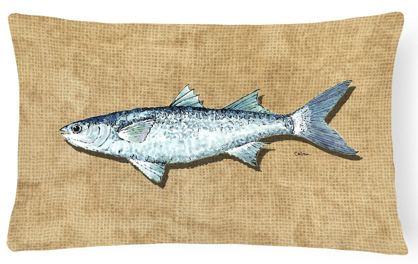 Mullet   Canvas Fabric Decorative Pillow by Caroline's Treasures