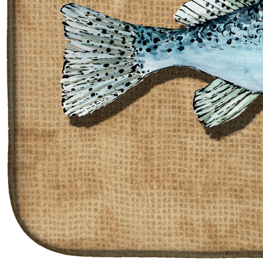 Speckled Trout Dish Drying Mat 8809DDM