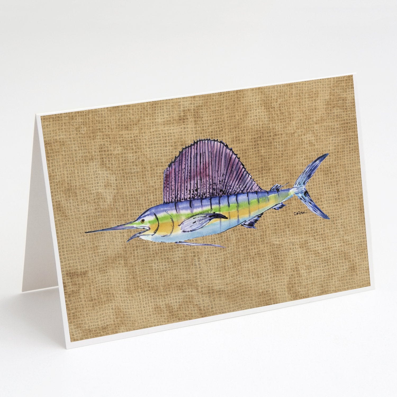 Buy this Swordfish Greeting Cards and Envelopes Pack of 8