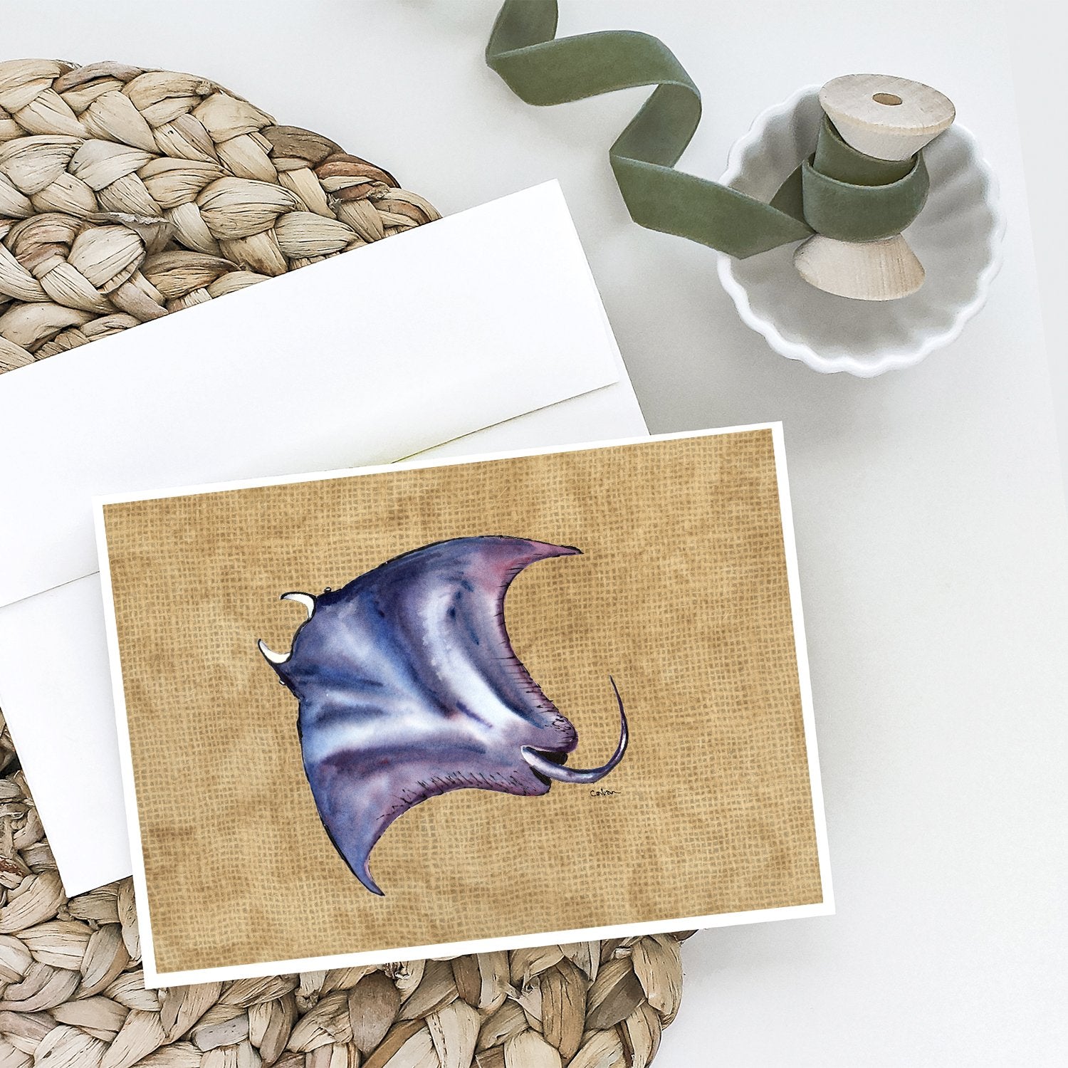 Buy this Stingray Greeting Cards and Envelopes Pack of 8