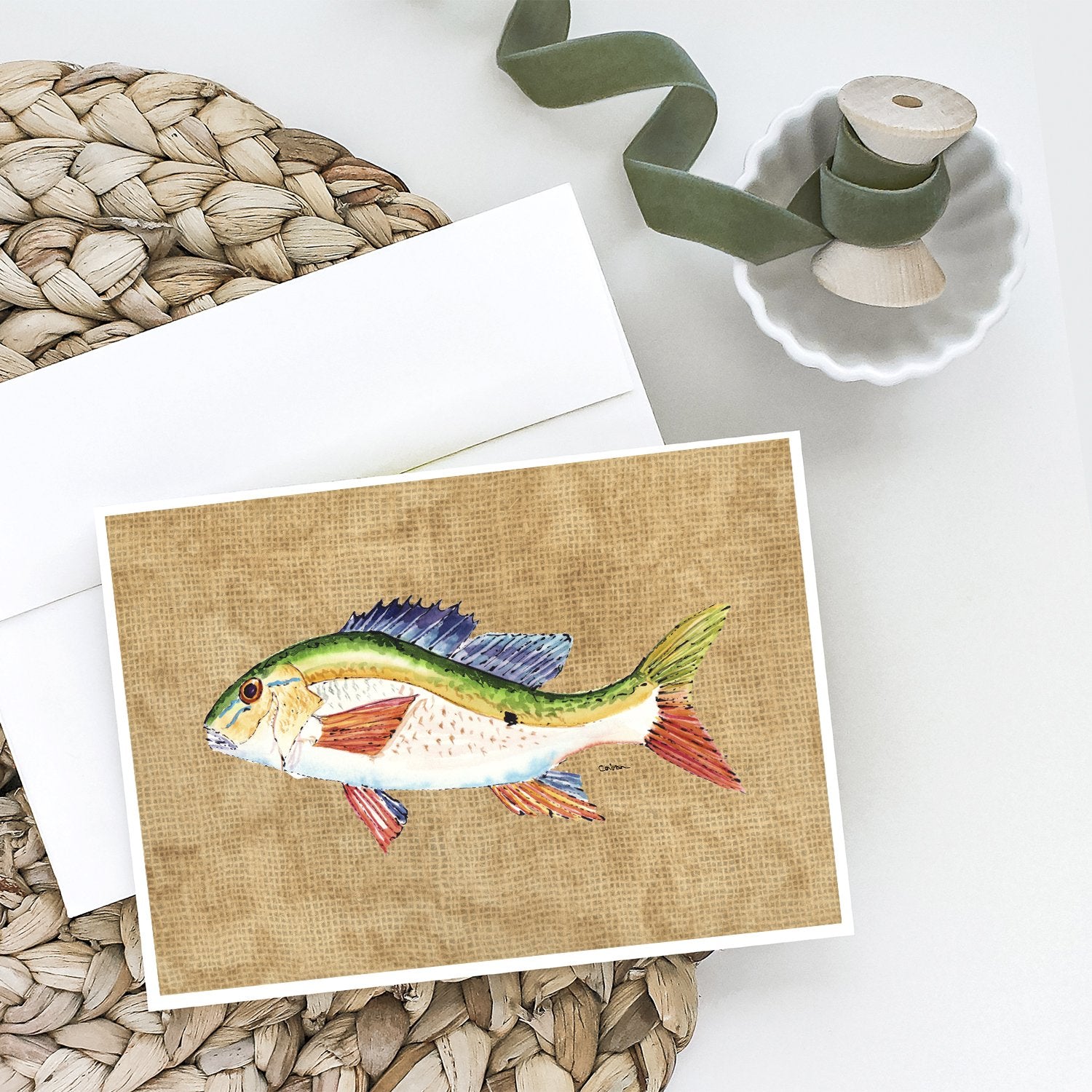 Rainbow Trout Greeting Cards and Envelopes Pack of 8 - the-store.com