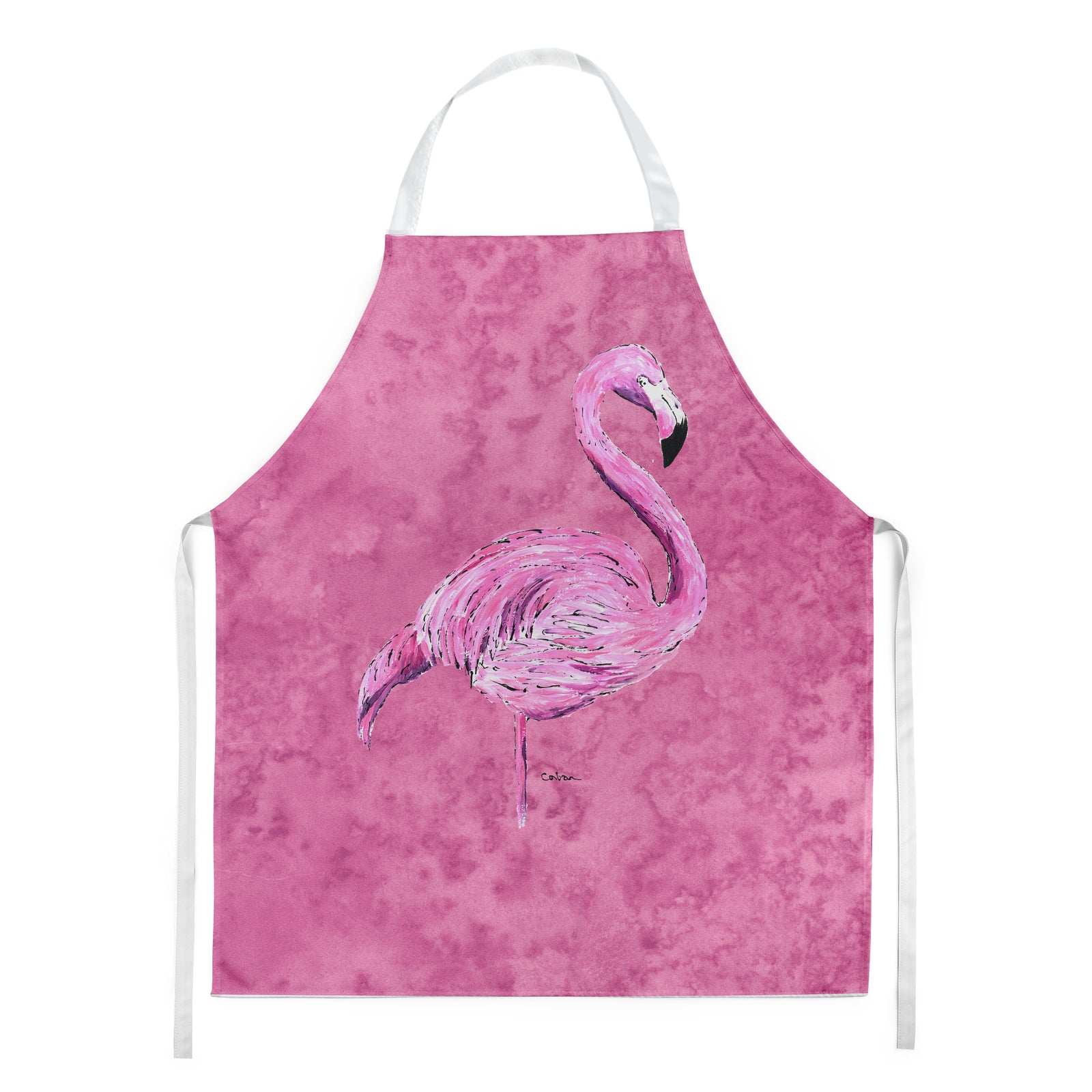 Flamingo on Pink Apron