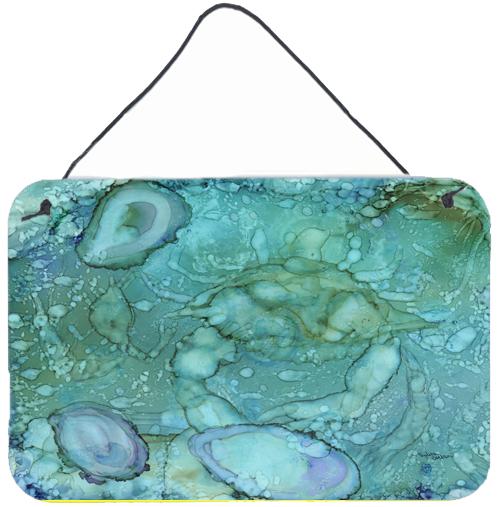 Abstract Crabs and Oysters Wall or Door Hanging Prints 8963DS812 by Caroline's Treasures