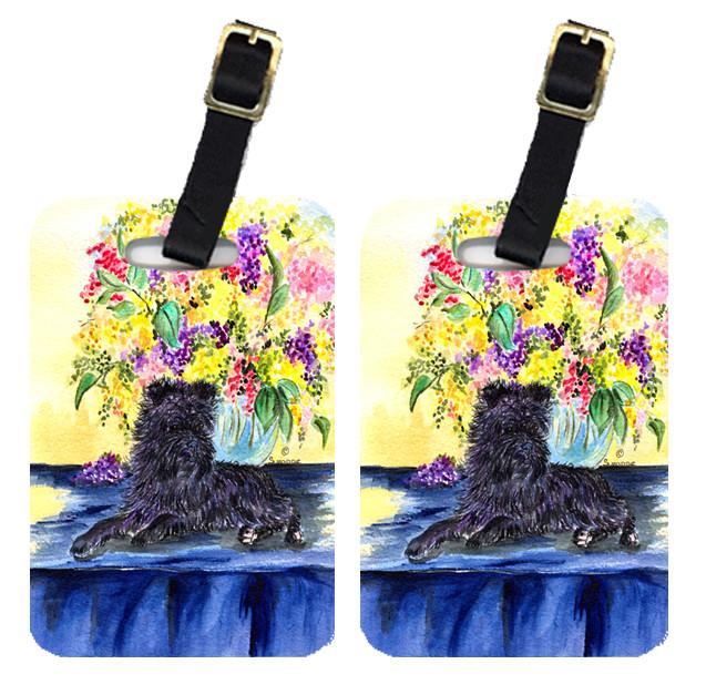 Pair of 2 Affenpinscher Luggage Tags by Caroline's Treasures