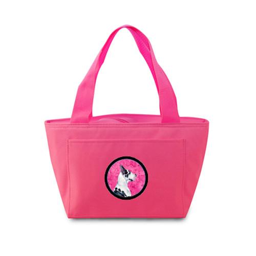 Pink Great Dane  Lunch Bag or Doggie Bag LH9371PK by Caroline's Treasures