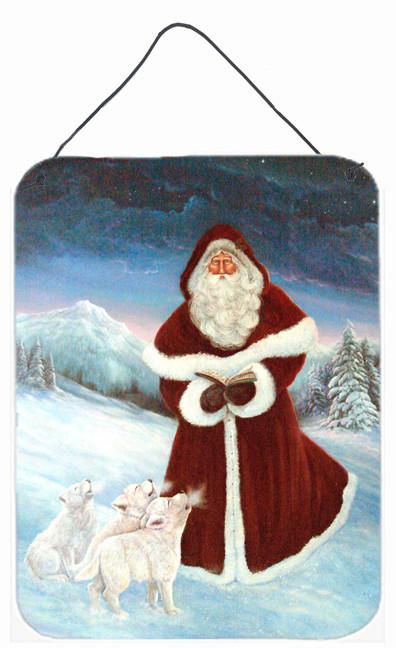 A Spirit of Harmony Santa Claus Wall or Door Hanging Prints PJC1002DS1216 by Caroline's Treasures