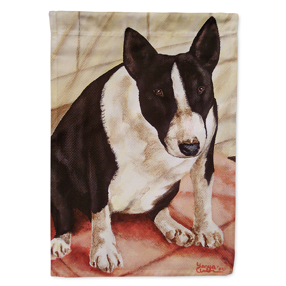 Bull Terrier English Bully Flag Canvas House Size AMB1034CHF