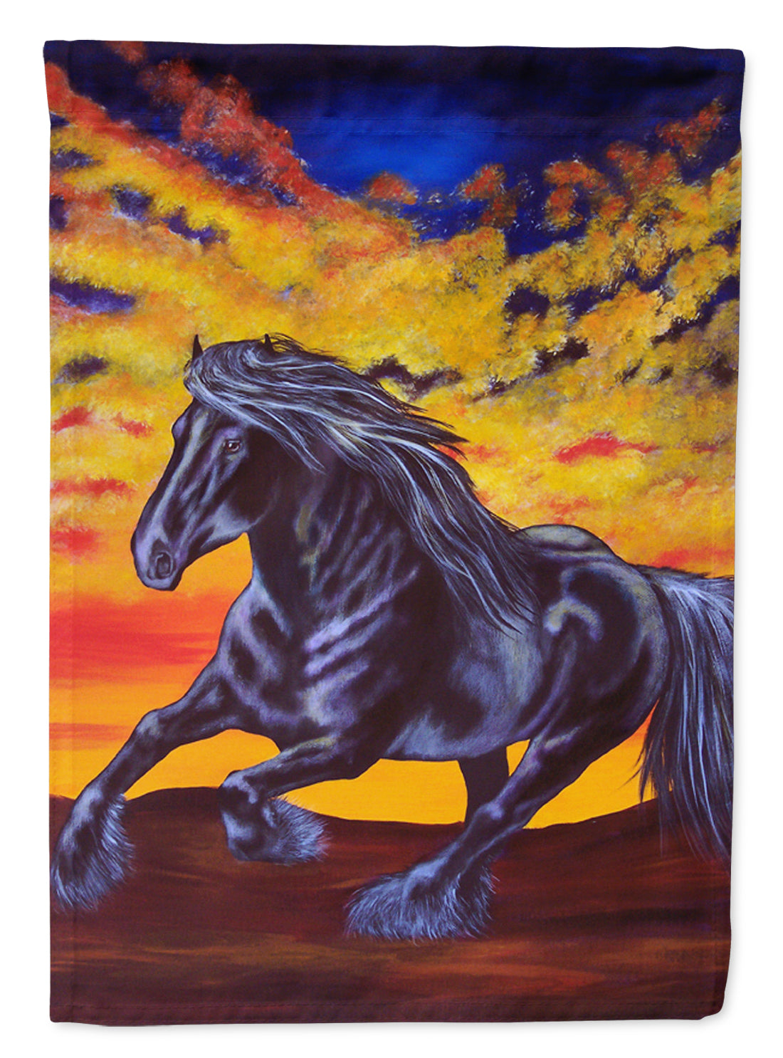 Desert Wind Horse Flag Canvas House Size AMB1241CHF
