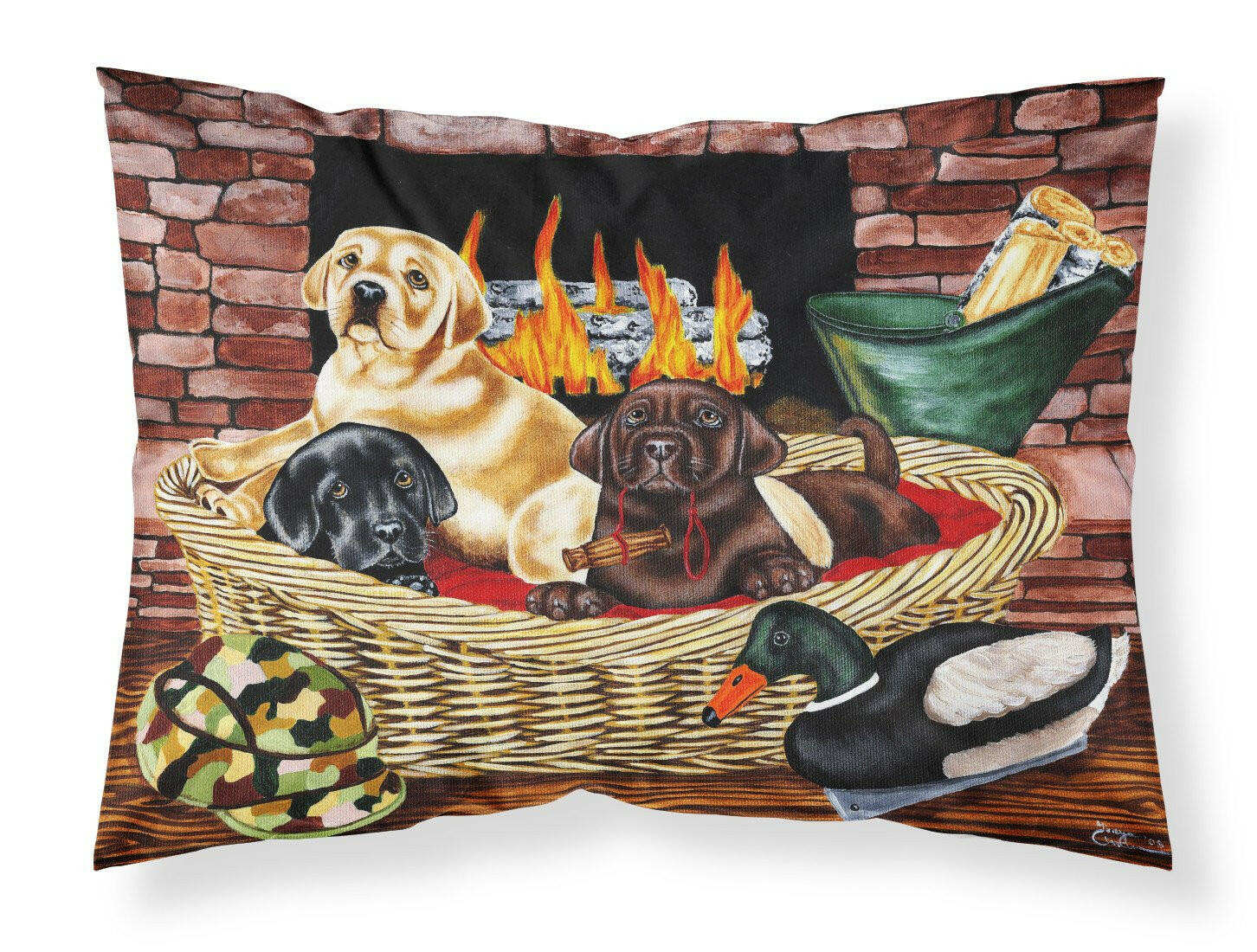 The Next Generation Labrador Fabric Standard Pillowcase AMB1362PILLOWCASE by Caroline's Treasures