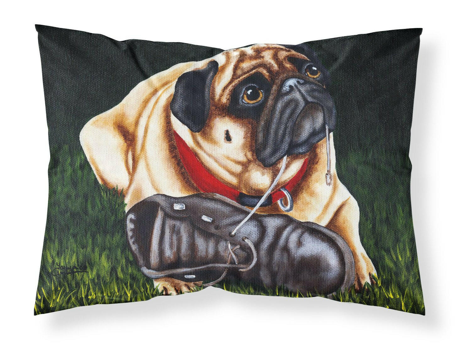 Cluster Buster the Pug Fabric Standard Pillowcase AMB1382PILLOWCASE by Caroline's Treasures