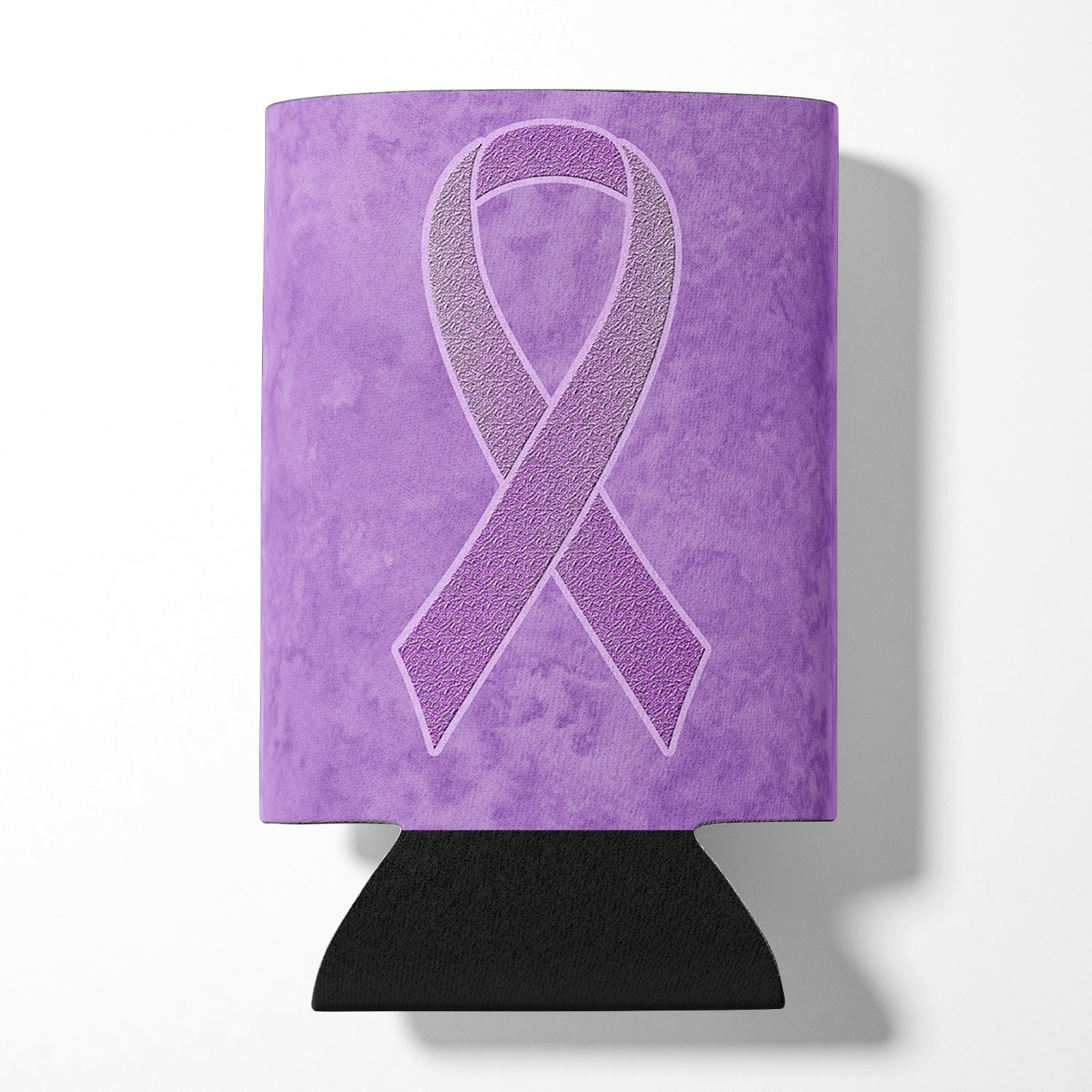 Lavender Ribbon for All Cancer Awareness Can or Bottle Hugger AN1200CC