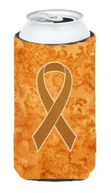 Orange Ribbon for Leukemia Awareness Tall Boy Beverage Insulator Hugger AN1204TBC by Caroline's Treasures