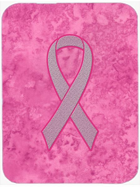 Pink Ribbon for Breast Cancer Awareness Glass Cutting Board Large Size AN1205LCB by Caroline's Treasures