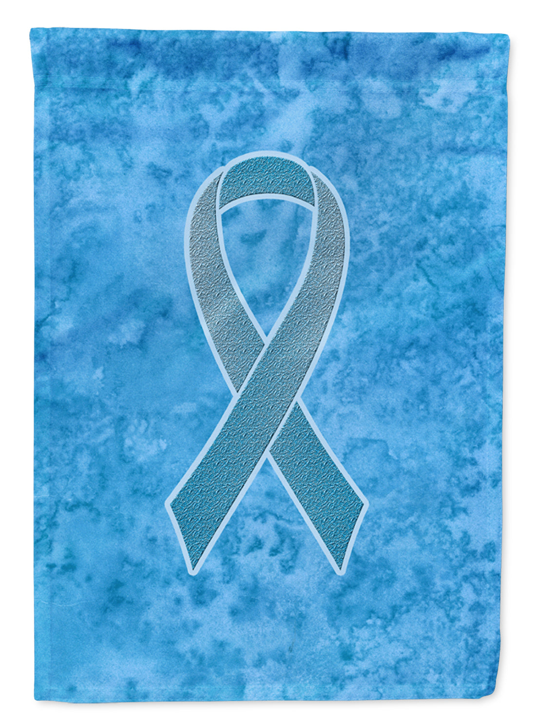 Blue Ribbon for Prostate Cancer Awareness Flag Canvas House Size AN1206CHF
