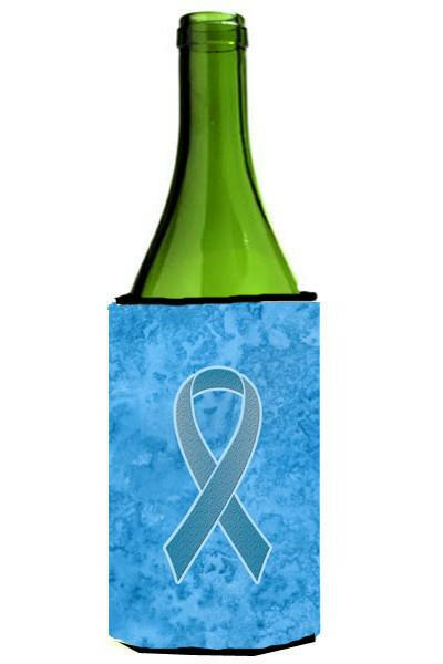 Blue Ribbon for Prostate Cancer Awareness Wine Bottle Beverage Insulator Hugger AN1206LITERK by Caroline's Treasures