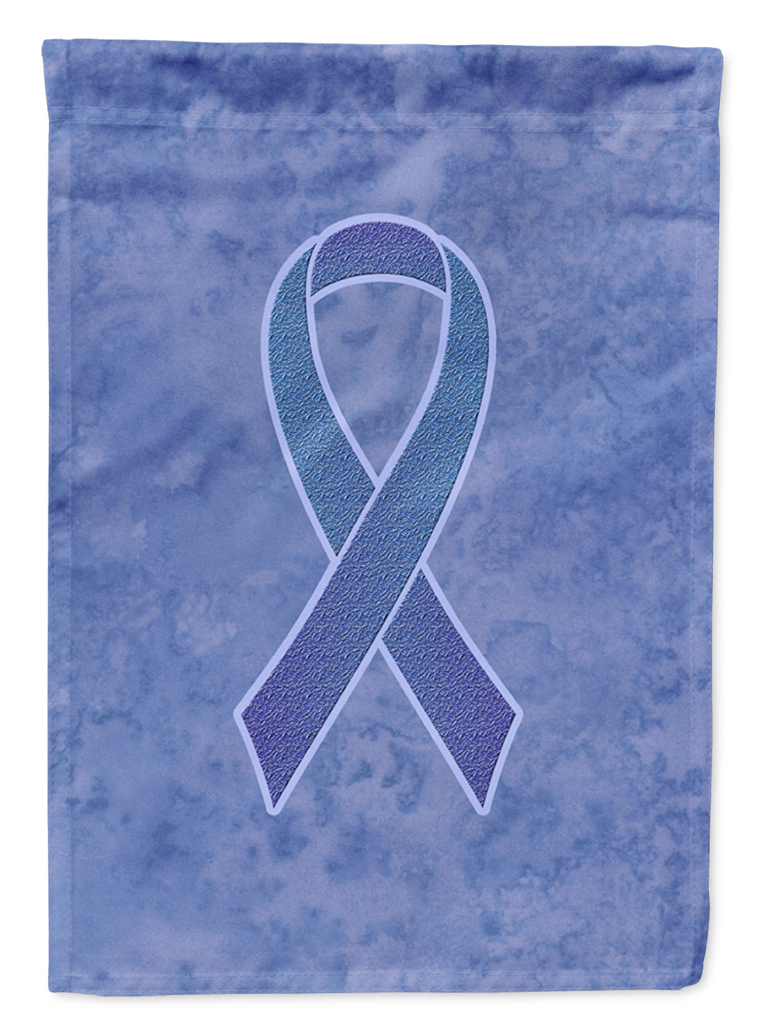 Periwinkle Blue Ribbon for Esophageal and Stomach Cancer Awareness Flag Garden Size