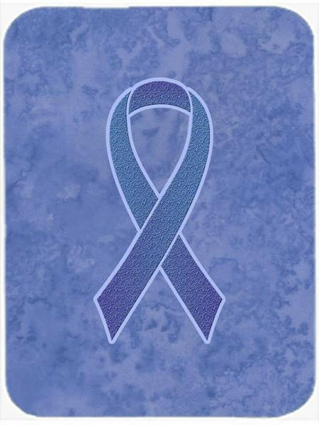 Periwinkle Blue Ribbon for Esophageal and Stomach Cancer Awareness Glass Cutting Board Large Size AN1208LCB by Caroline&#39;s Treasures
