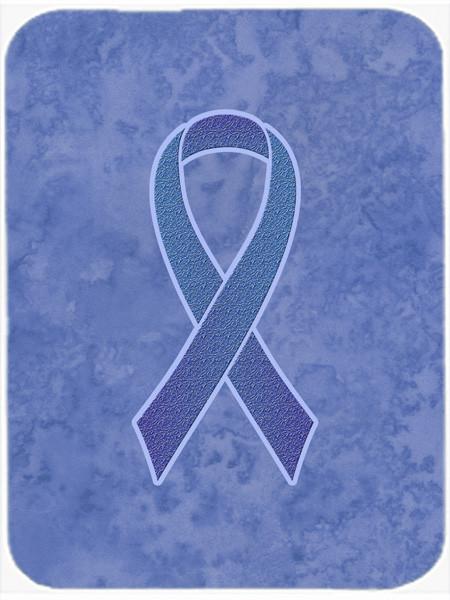 Periwinkle Blue Ribbon for Esophageal and Stomach Cancer Awareness Glass Cutting Board Large Size AN1208LCB by Caroline's Treasures