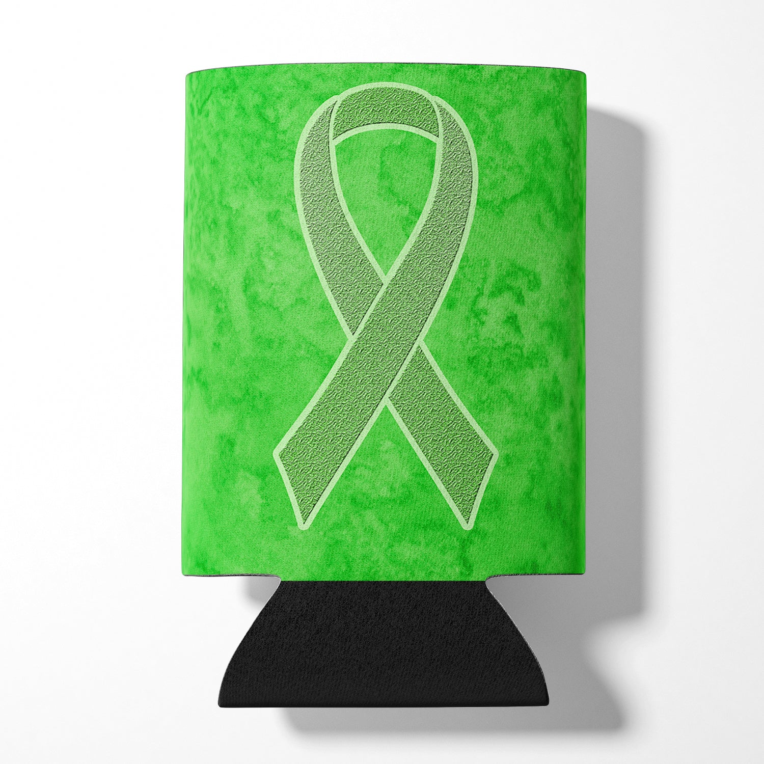 Lime Green Ribbon for Lymphoma Cancer Awareness Can or Bottle Hugger AN1212CC