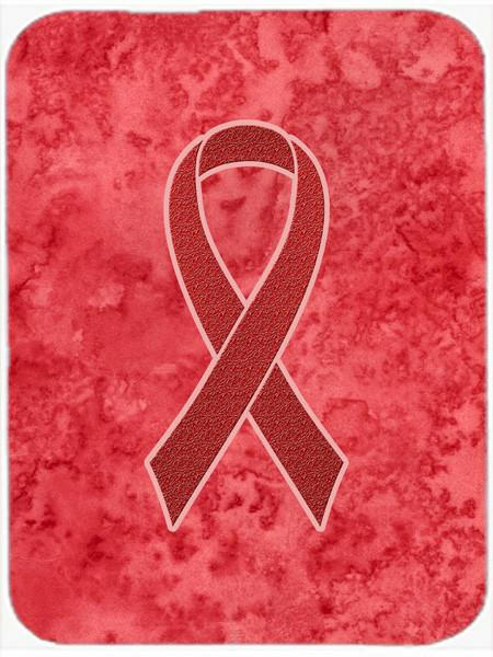 Red Ribbon for Aids Awareness Glass Cutting Board Large Size AN1213LCB by Caroline&#39;s Treasures