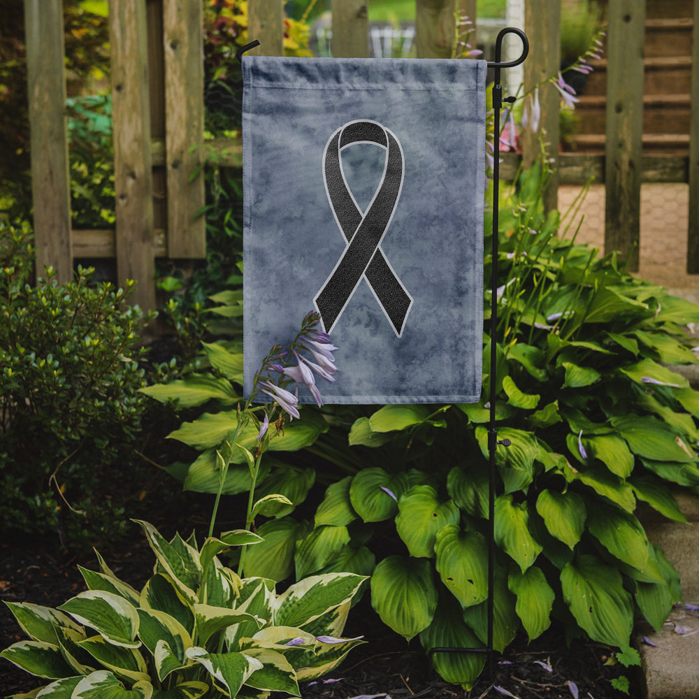 Black Ribbon for Melanoma Cancer Awareness Flag Garden Size AN1216GF