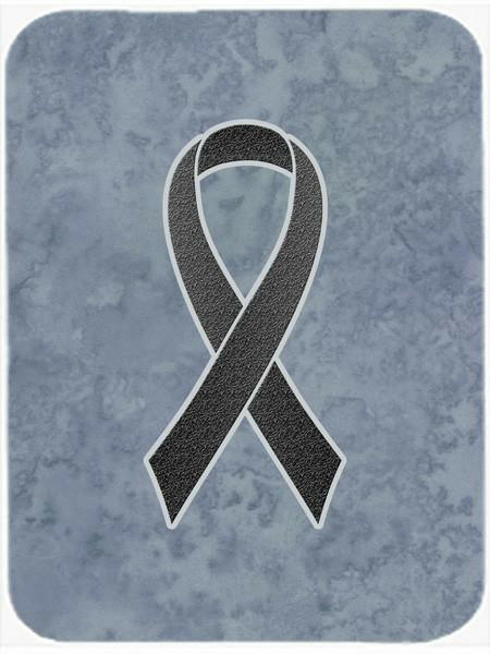 Black Ribbon for Melanoma Cancer Awareness Glass Cutting Board Large Size AN1216LCB by Caroline&#39;s Treasures