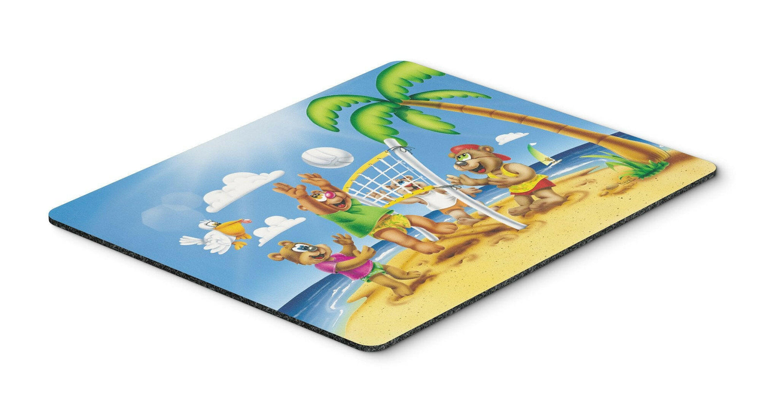 Bears Playing Volleyball Mouse Pad, Hot Pad or Trivet APH0373MP by Caroline's Treasures