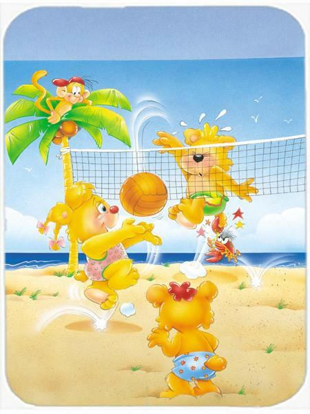 Bears playing Volleyball Mouse Pad, Hot Pad or Trivet APH0389MP by Caroline's Treasures