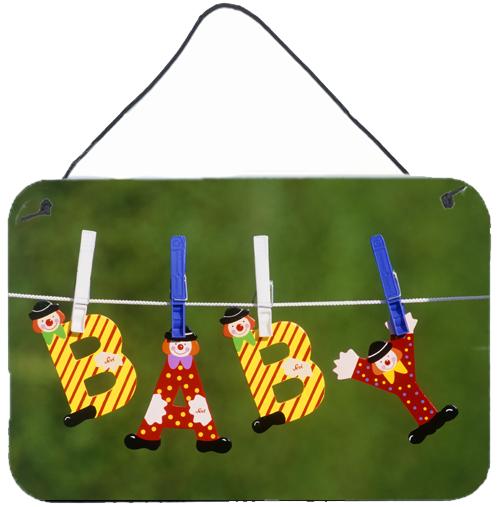 New Baby Clown Clothesline Wall or Door Hanging Prints APH5091DS812 by Caroline's Treasures