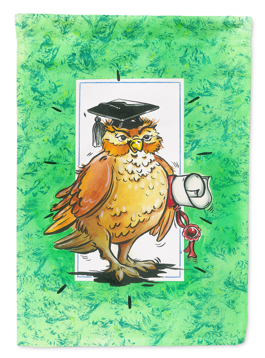 Graduation The Wise Owl Flag Garden Size APH8469GF.
