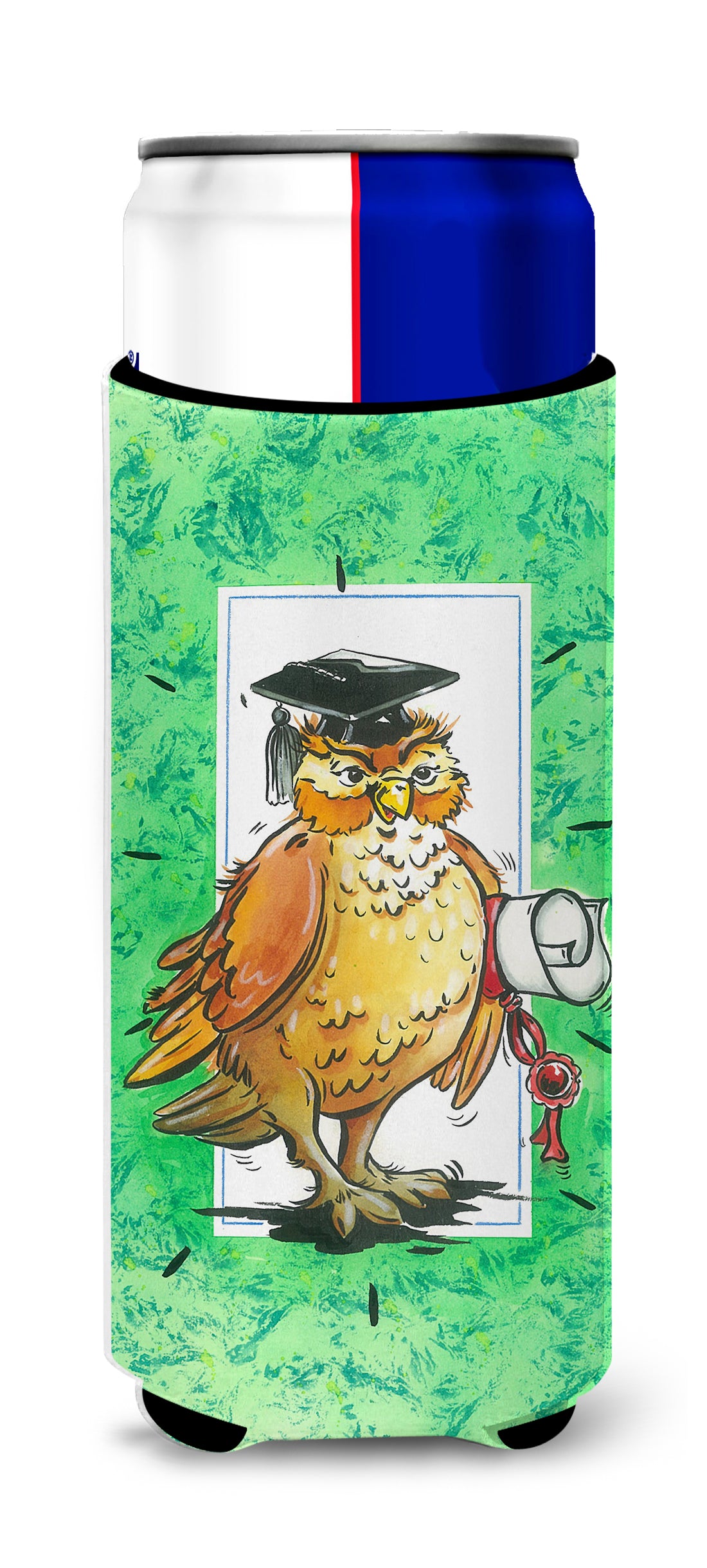 Graduation The Wise Owl Ultra Beverage Insulators for slim cans APH8469MUK