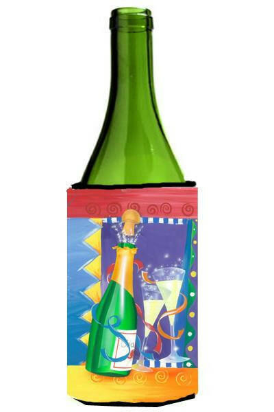 New Years Celebration Toast Wine Bottle Beverage Insulator Hugger APH8556LITERK by Caroline's Treasures