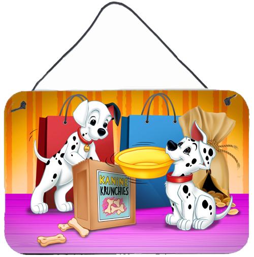 Dalmatians Snack Time Wall or Door Hanging Prints APH9063DS812 by Caroline's Treasures