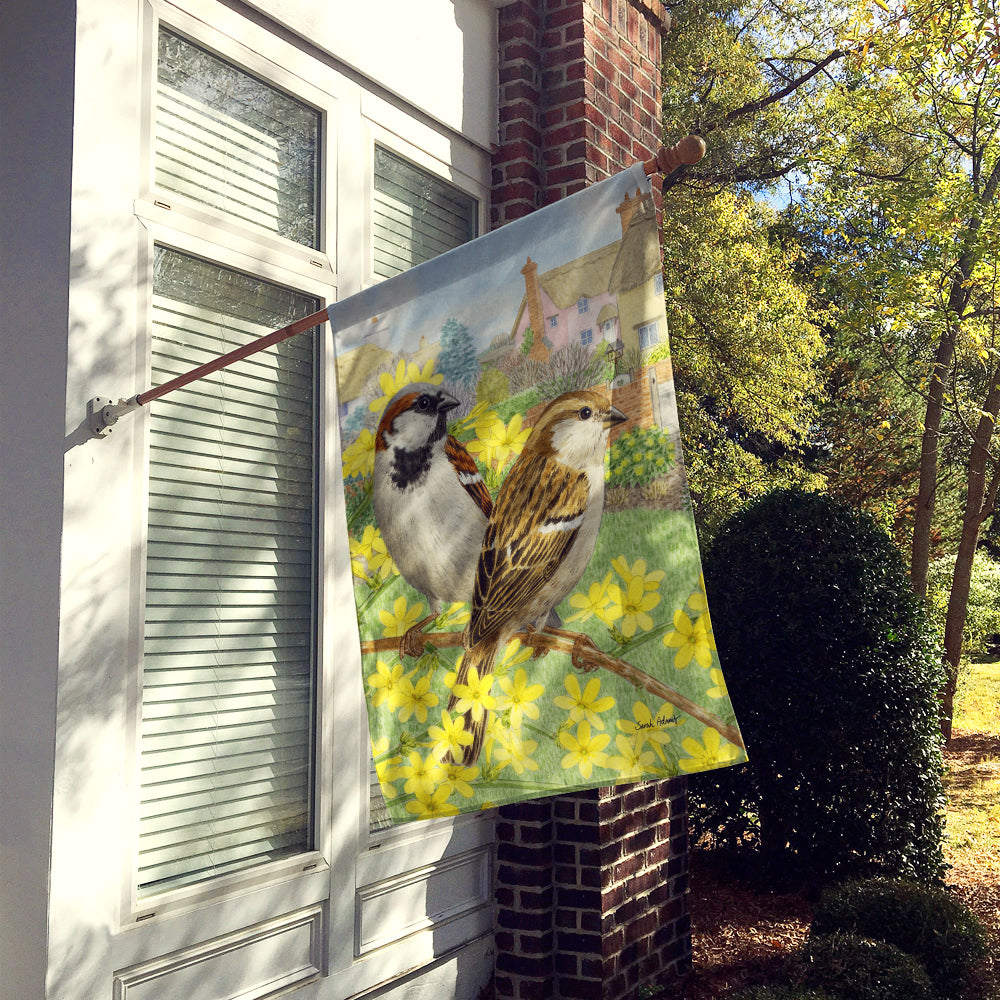 House Sparrows Flag Canvas House Size ASA2091CHF