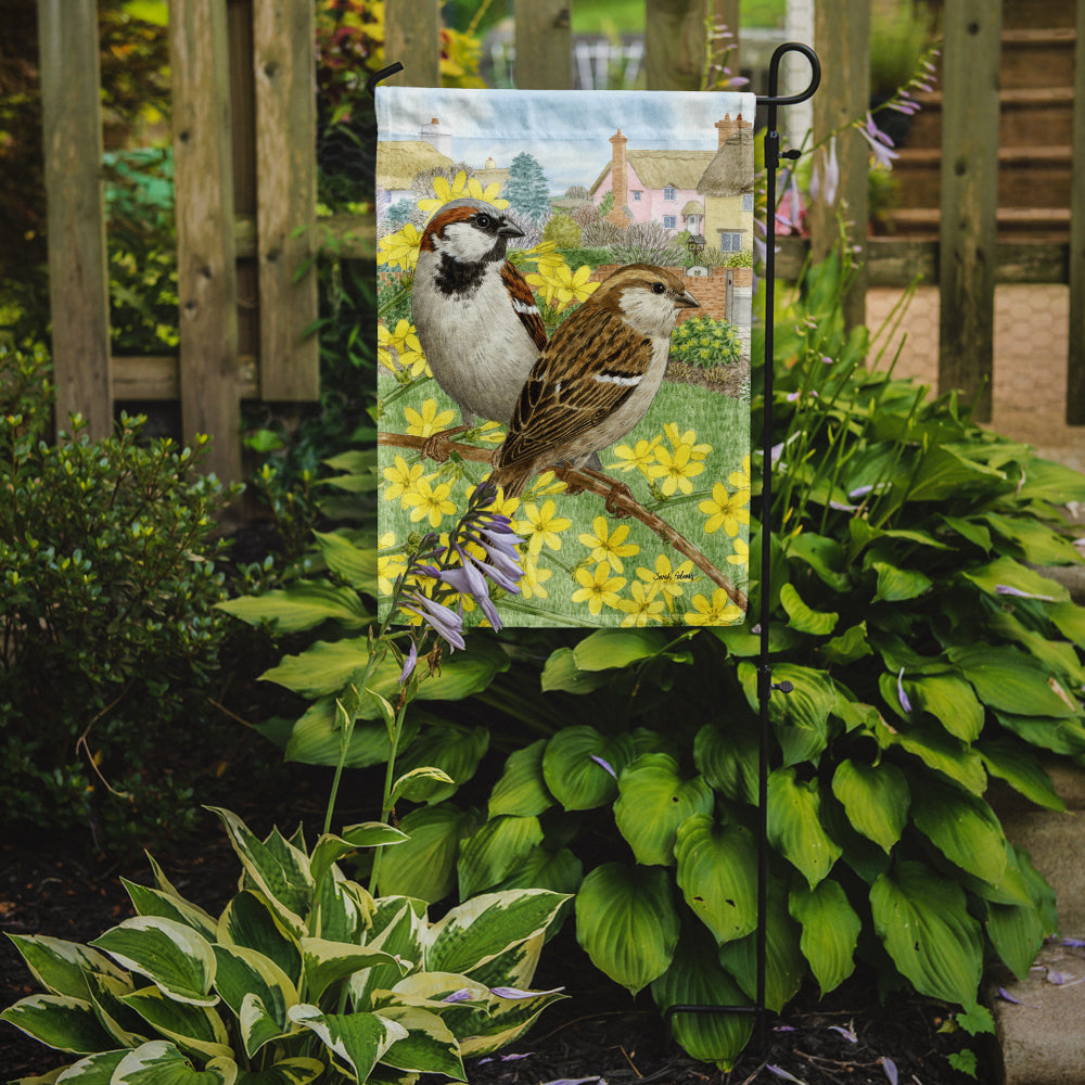 House Sparrows Flag Garden Size ASA2091GF