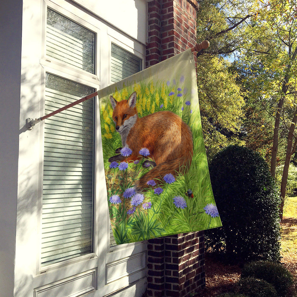 Springtime Fox Flag Canvas House Size ASA2160CHF