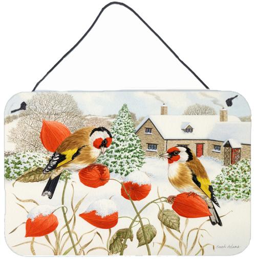 European Goldfinches Wall or Door Hanging Prints ASA2189DS812 by Caroline&#39;s Treasures