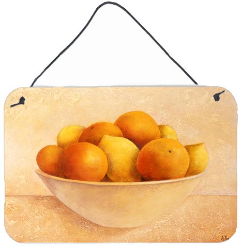 Oranges &amp; Lemons in a Bowl Wall or Door Hanging Prints BABE0085DS812 by Caroline&#39;s Treasures