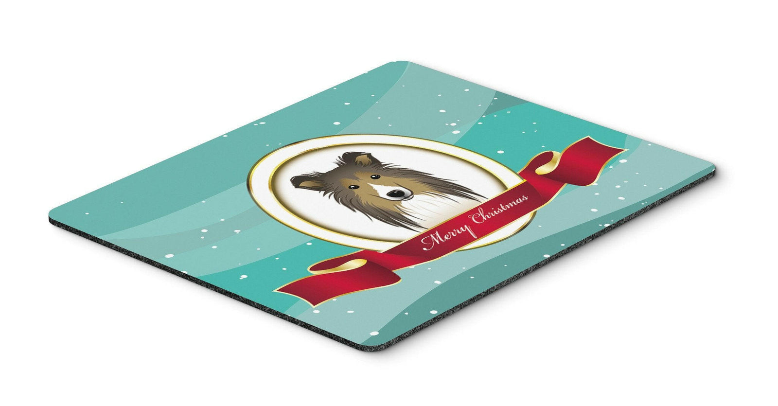 Sheltie Merry Christmas Mouse Pad, Hot Pad or Trivet BB1552MP by Caroline's Treasures