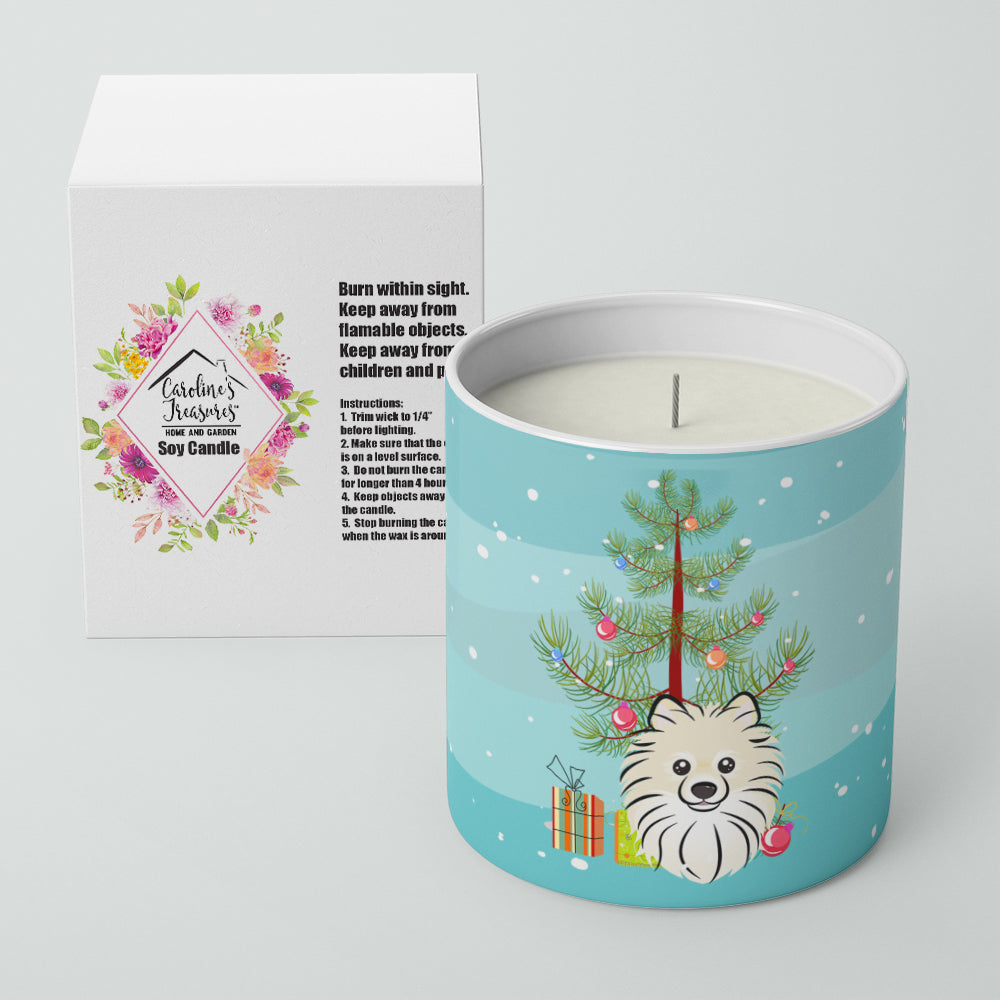 Buy this Christmas Tree and Pomeranian 10 oz Decorative Soy Candle