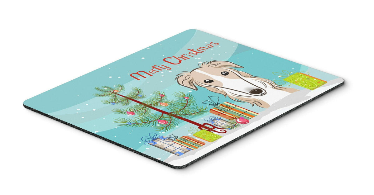 Christmas Tree and Borzoi Mouse Pad, Hot Pad or Trivet BB1600MP by Caroline&#39;s Treasures