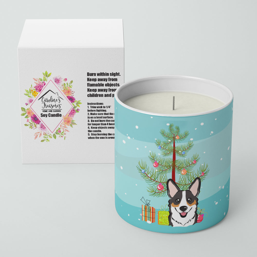 Buy this Christmas Tree and Tricolor Corgi 10 oz Decorative Soy Candle