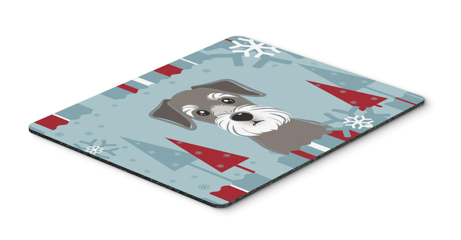 Winter Holiday Schnauzer Mouse Pad, Hot Pad or Trivet BB1702MP by Caroline's Treasures