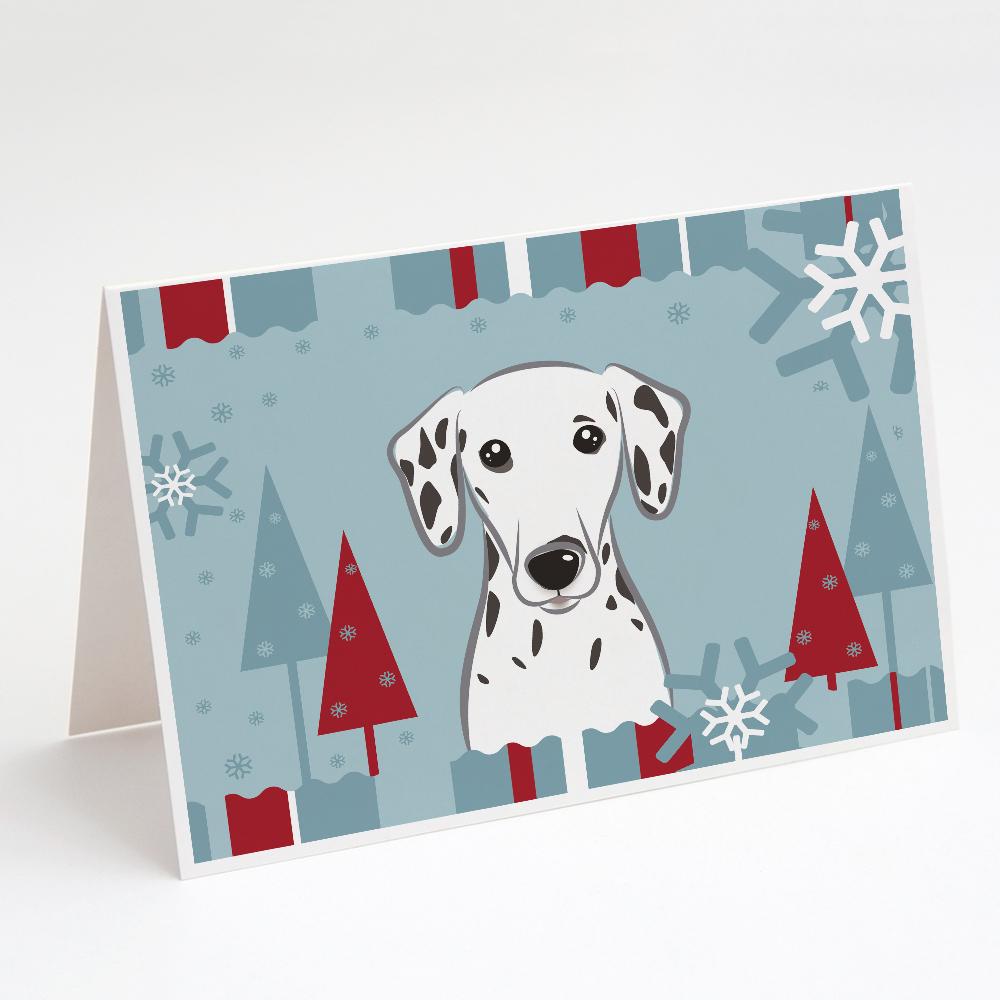Buy this Winter Holiday Dalmatian Greeting Cards and Envelopes Pack of 8