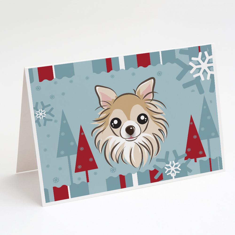 Buy this Winter Holiday Chihuahua Greeting Cards and Envelopes Pack of 8