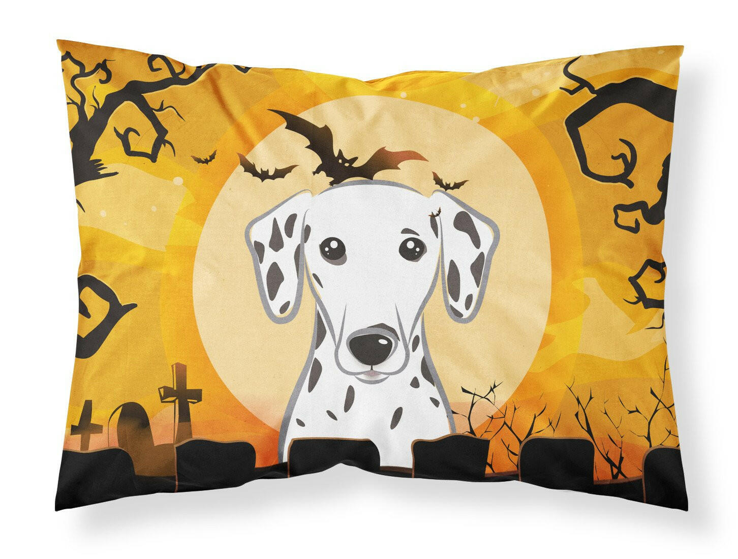 Halloween Dalmatian Fabric Standard Pillowcase BB1768PILLOWCASE by Caroline's Treasures