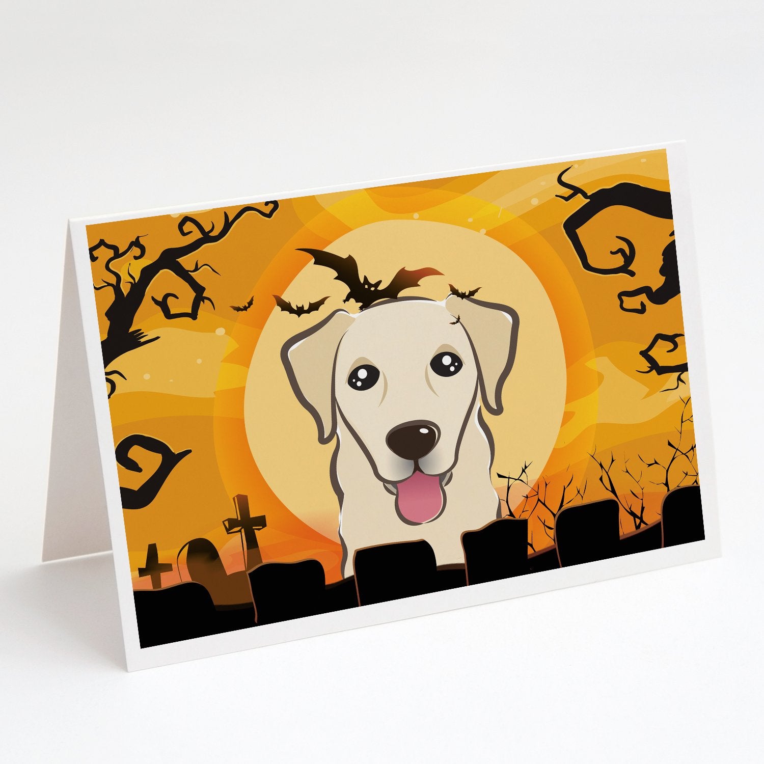 Buy this Halloween Golden Retriever Greeting Cards and Envelopes Pack of 8