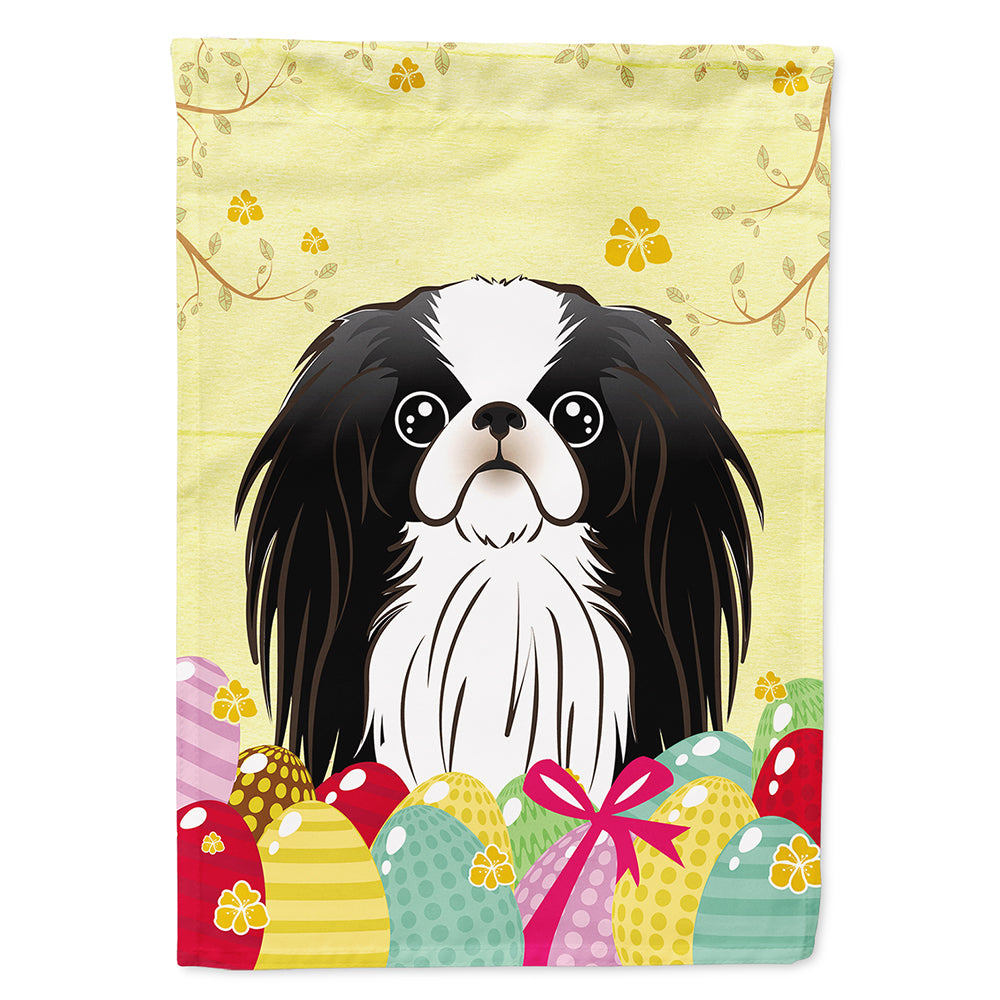Japanese Chin Easter Egg Hunt Flag Canvas House Size BB1912CHF