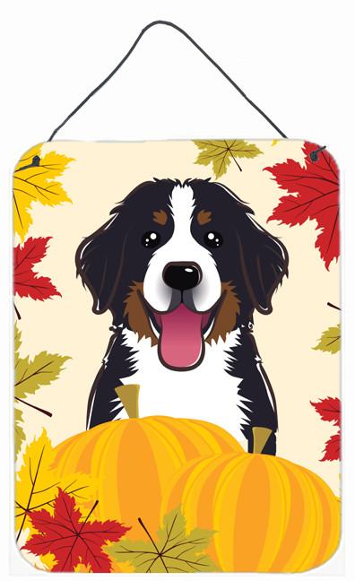 Bernese Mountain Dog Thanksgiving Wall or Door Hanging Prints BB2043DS1216 by Caroline's Treasures